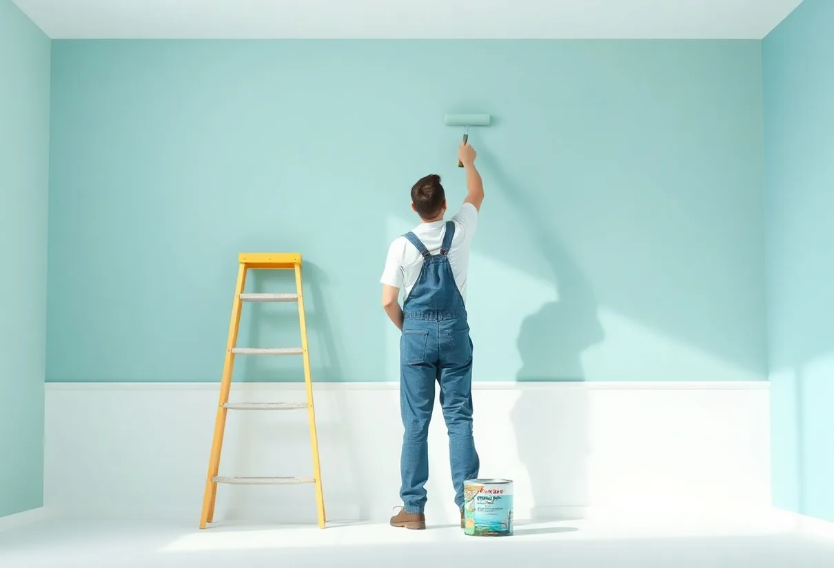 Peintre Draveil 91210 en intervention sur un chantier